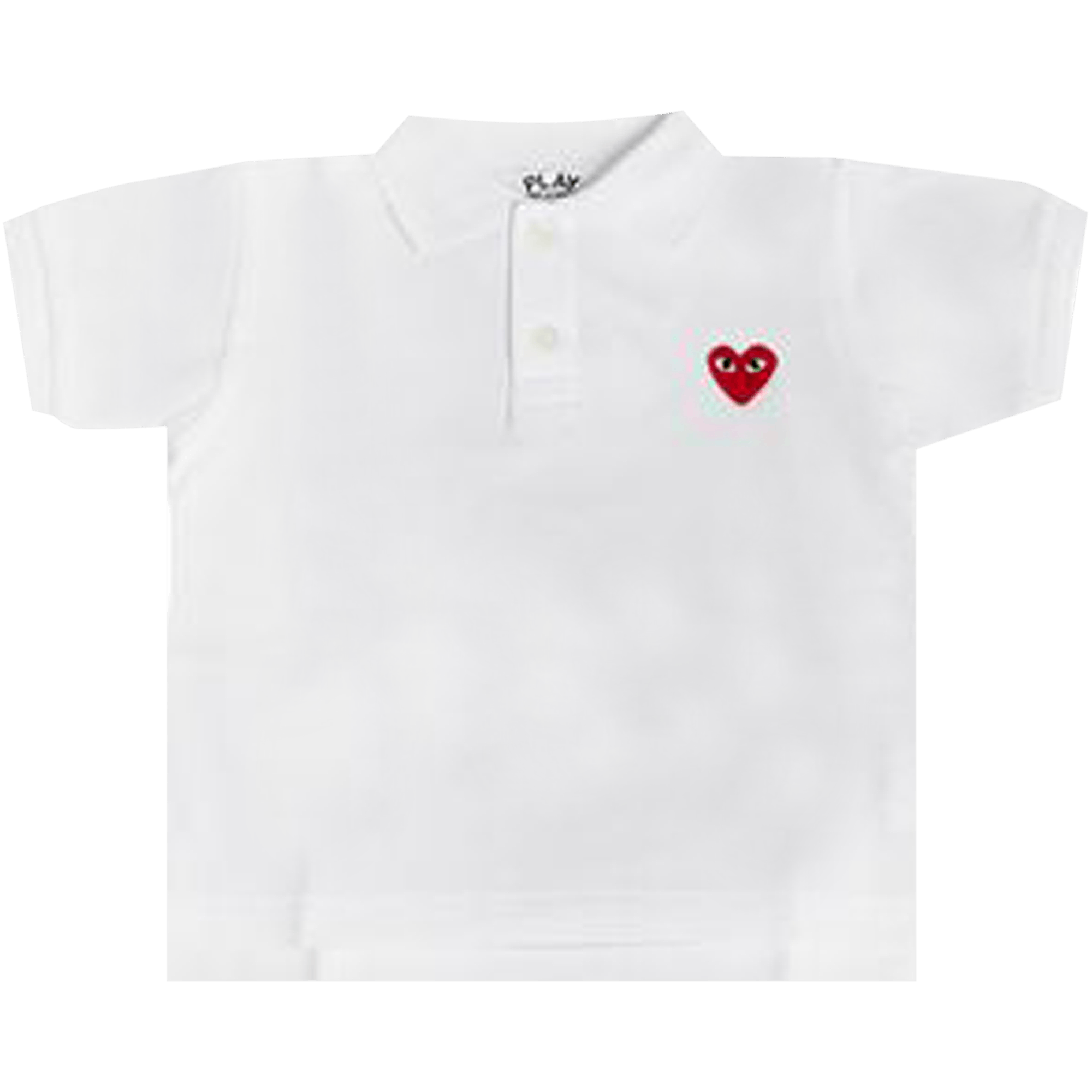 Comme des Garçons PLAY Kids Heart Polo 'White'