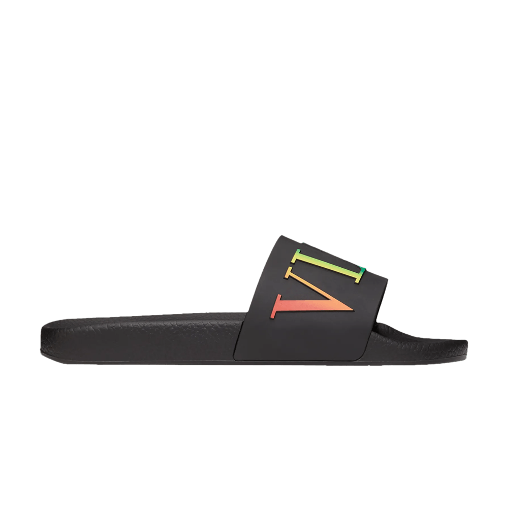 Valentino VLTN Rubber Slider 'Black Multi'