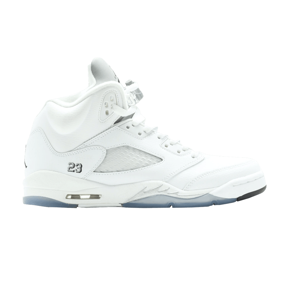 Air Jordan 5 Retro BG 'Metallic White'