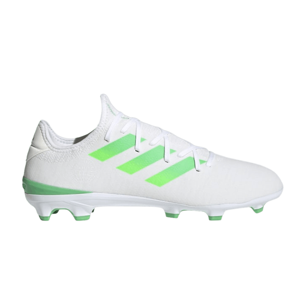 adidas Gamemode Knit FG White Screaming Green