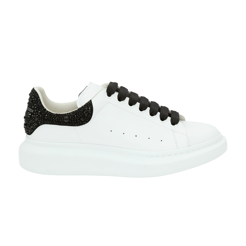 Alexander McQueen Oversized Sneaker 'White Black Crystal'