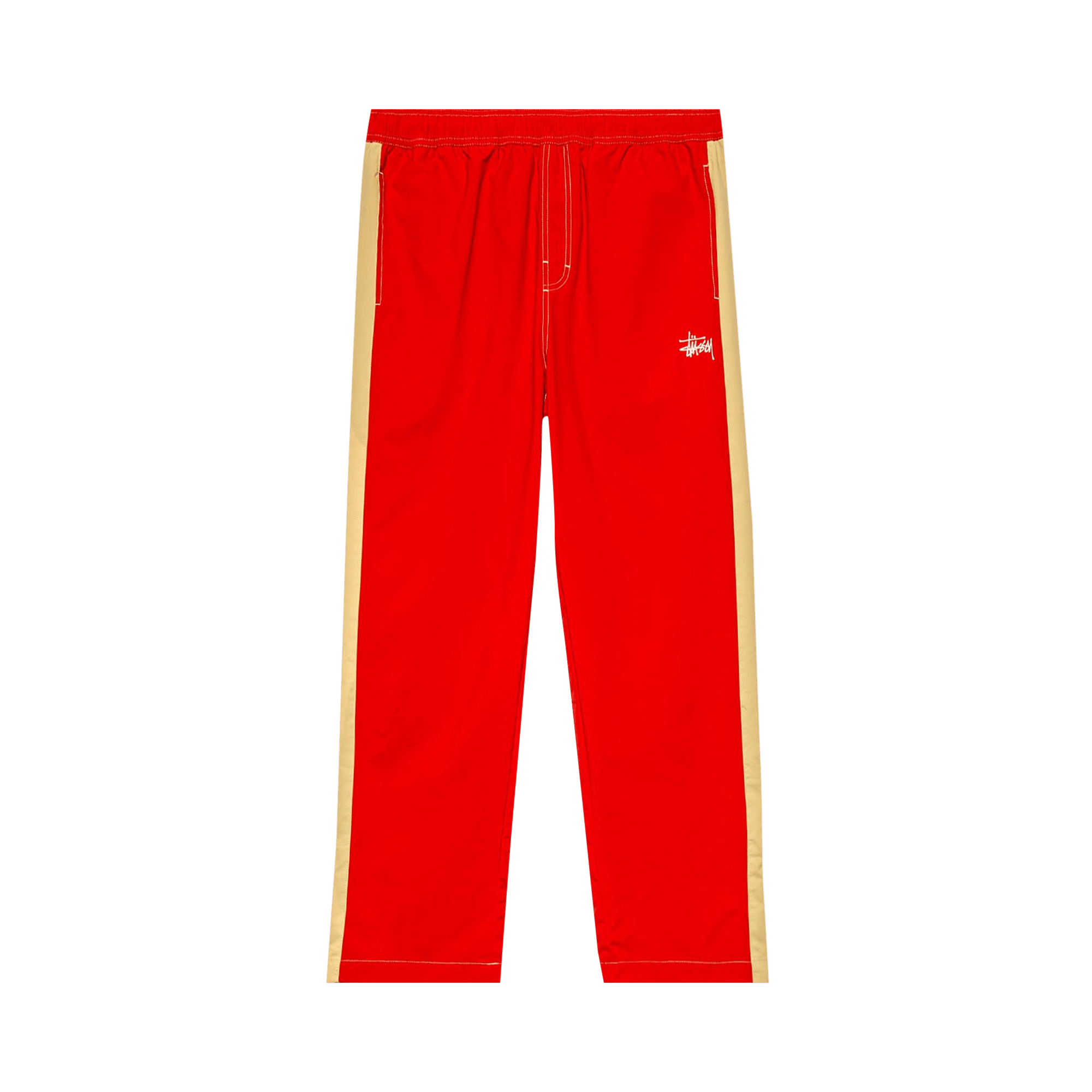 Stussy Panel Track Relaxed Pant 'Red'