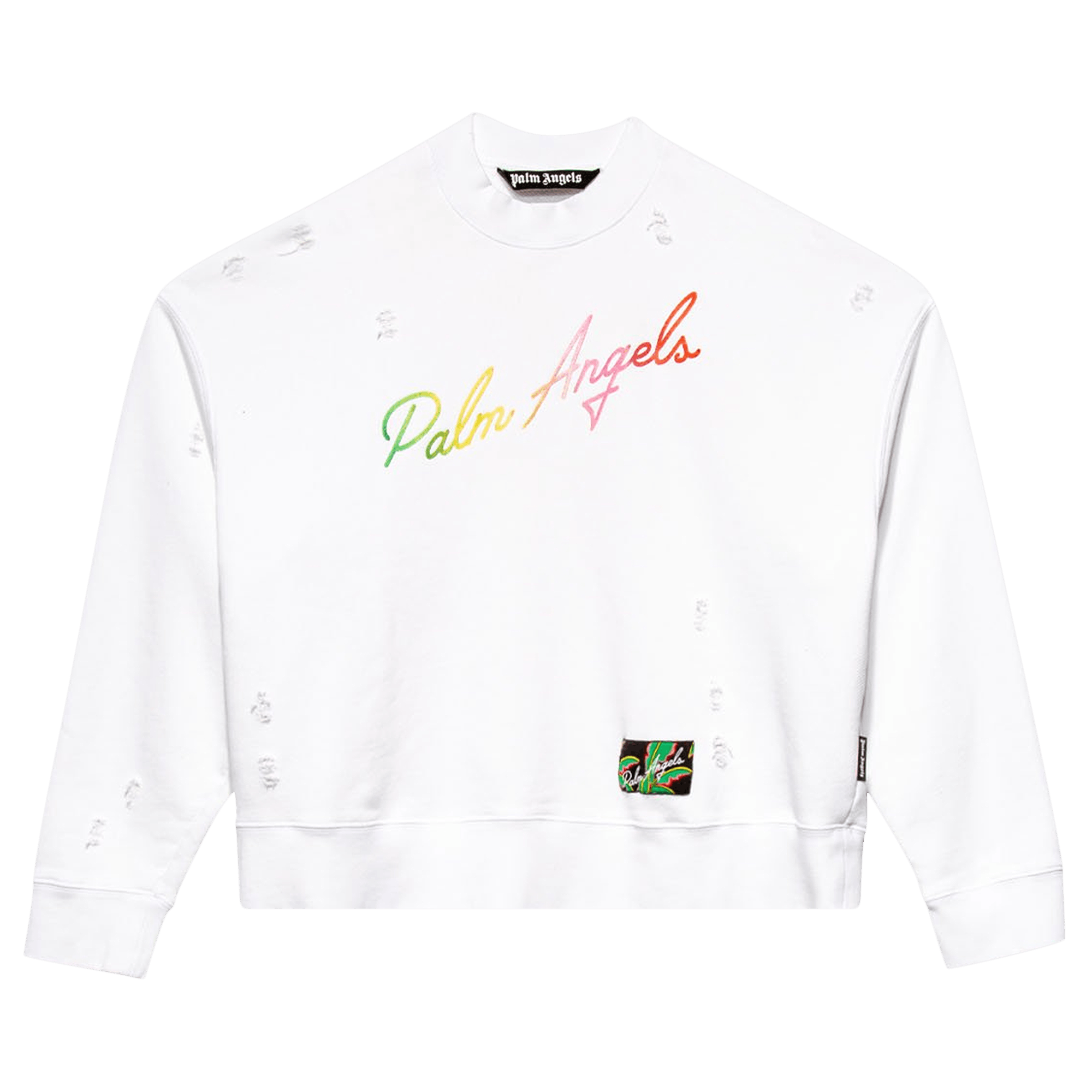 Palm Angels Miami Logo Crew 'White'