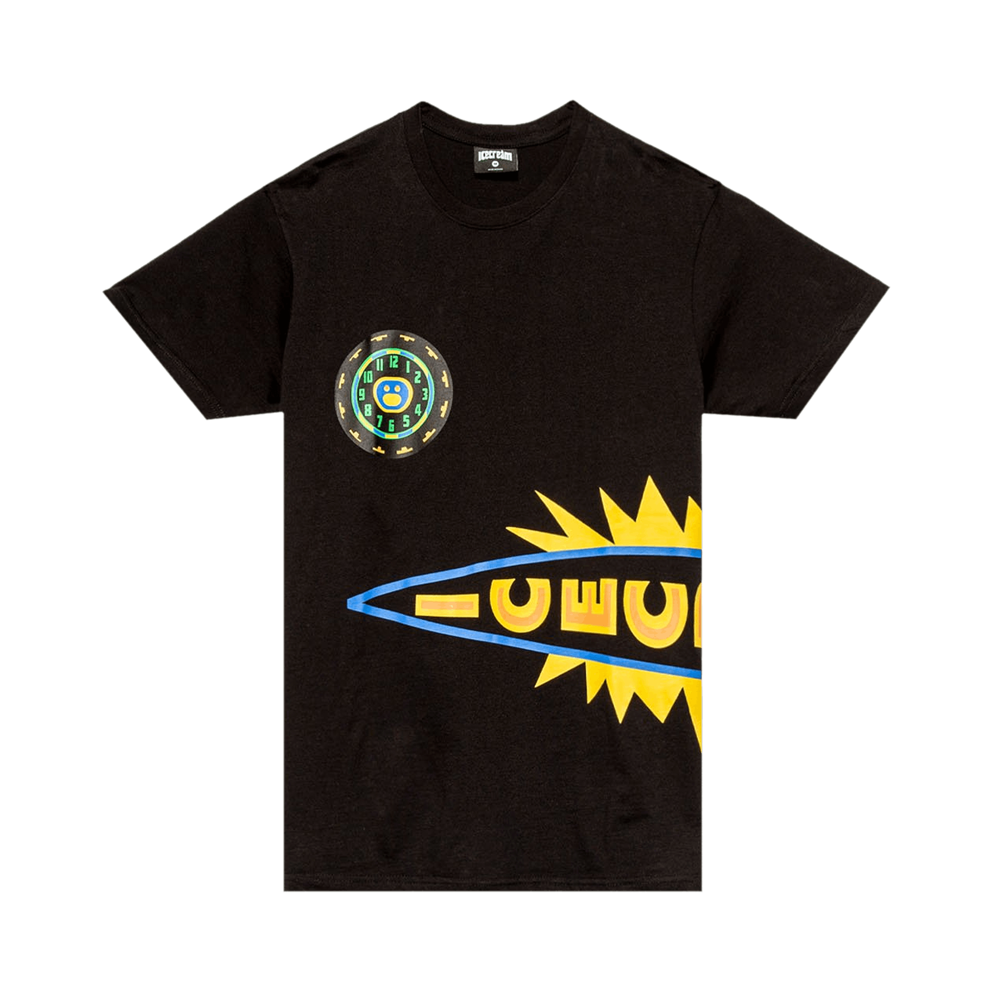 Icecream Tick Tock Tee 'Black'