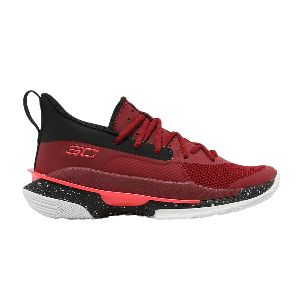 Pre-owned Under Armour Curry 7 Gs 'red Cordova'