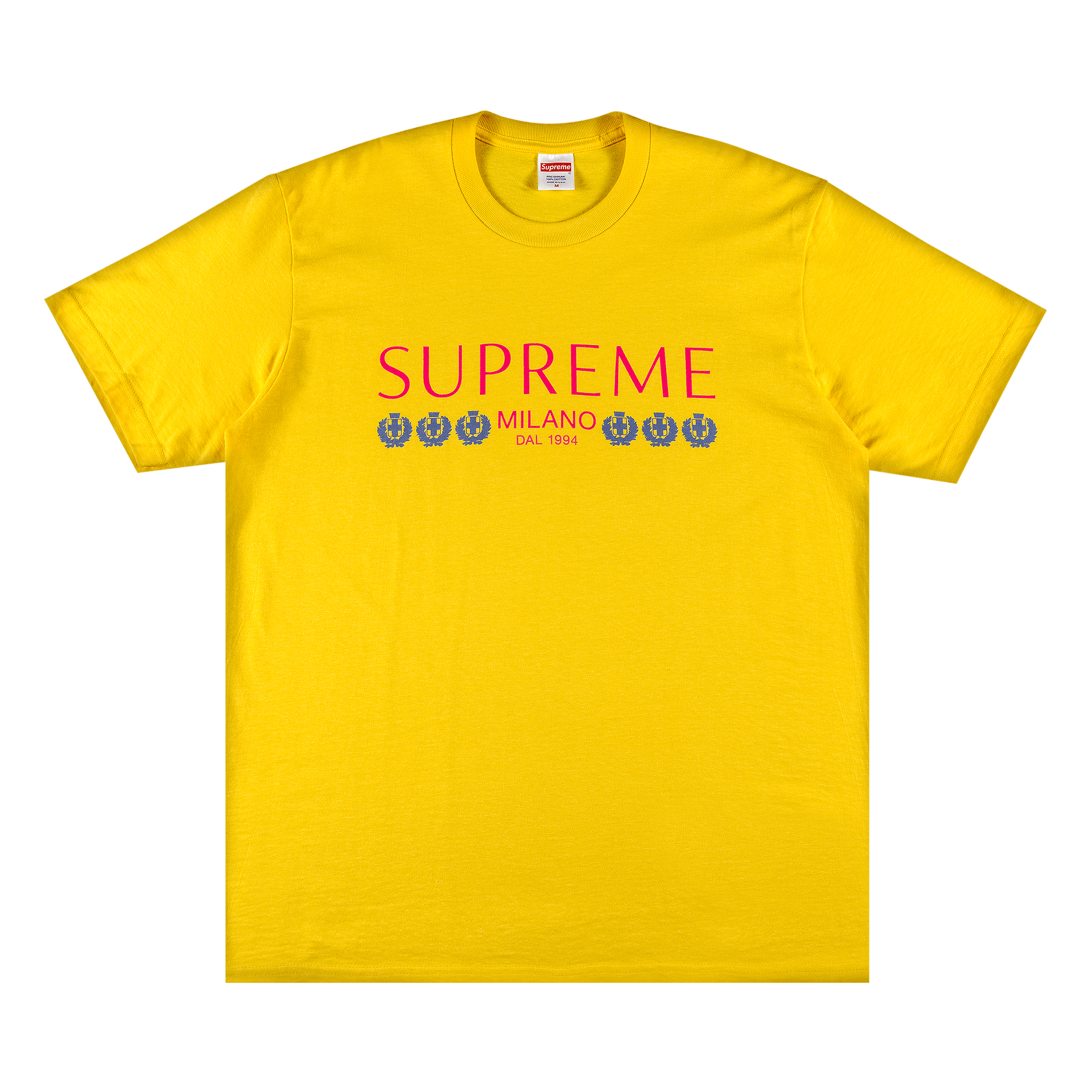 Supreme Milano Tee 'Yellow'