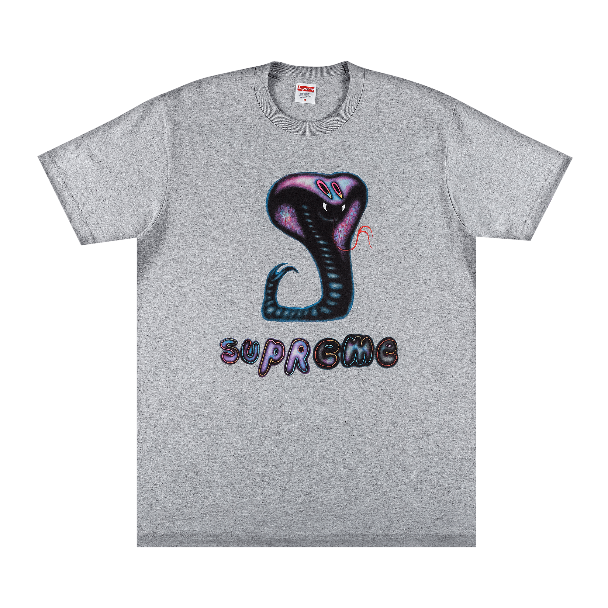 Supreme Snake Tee 'Heather Grey'