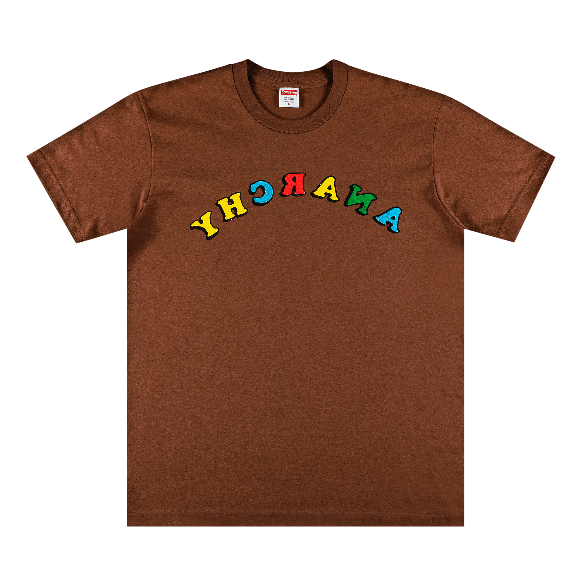 Supreme x Jamie Reid Anarchy Tee 'Brown'