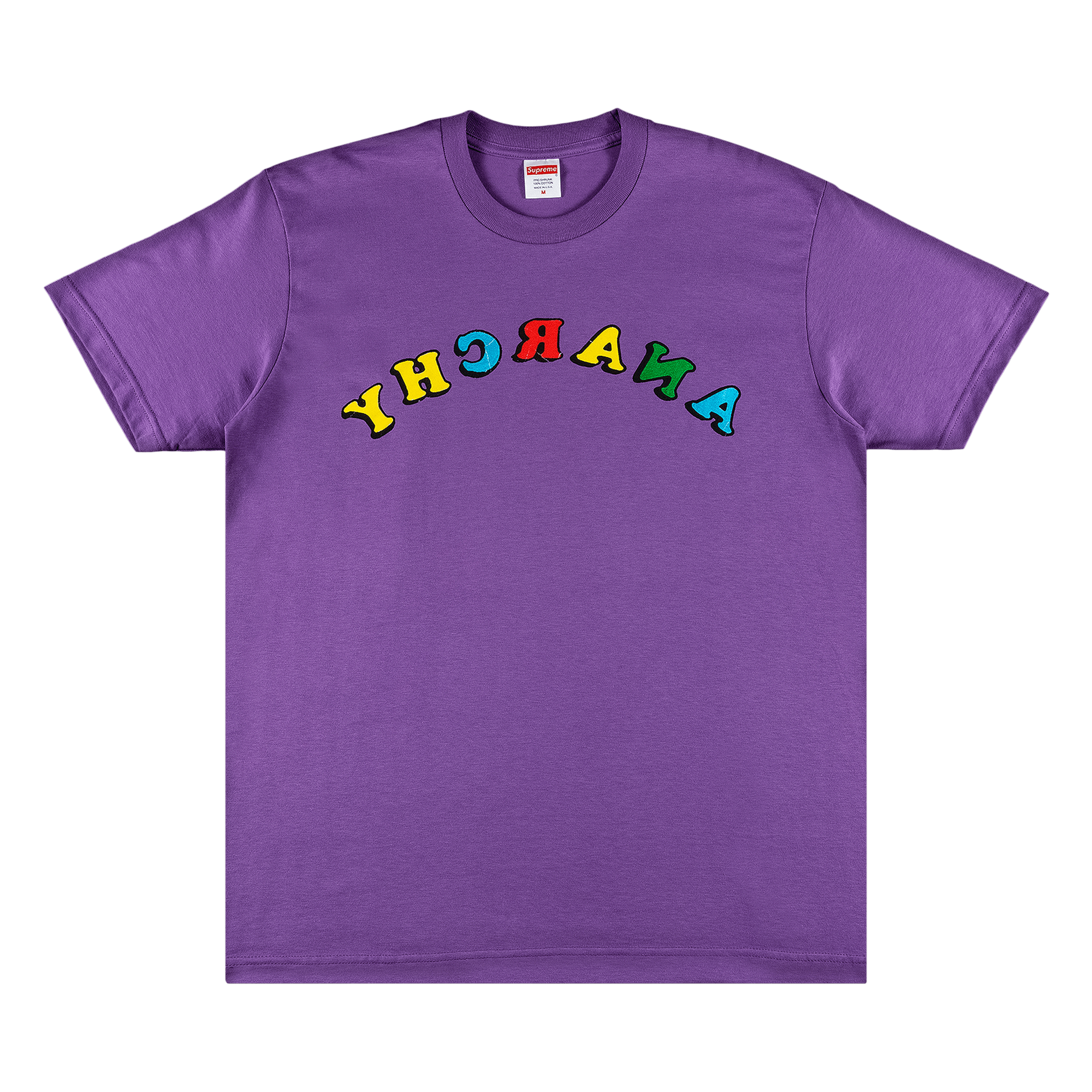 Supreme x Jamie Reid Anarchy Tee 'Purple'
