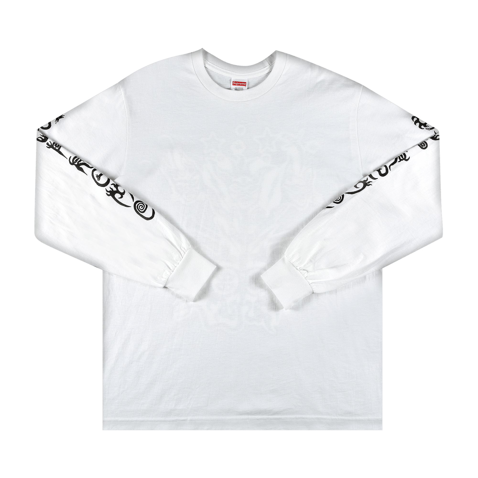 Supreme Clayton Patterson Long-Sleeve Tee 'White'