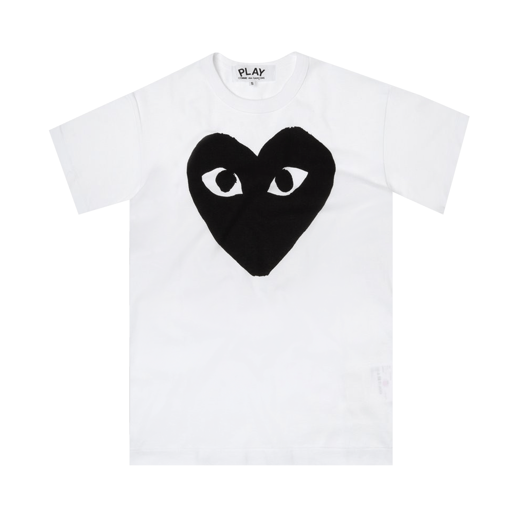 Comme des Garçons PLAY Logo Print T-Shirt 'White/Black'