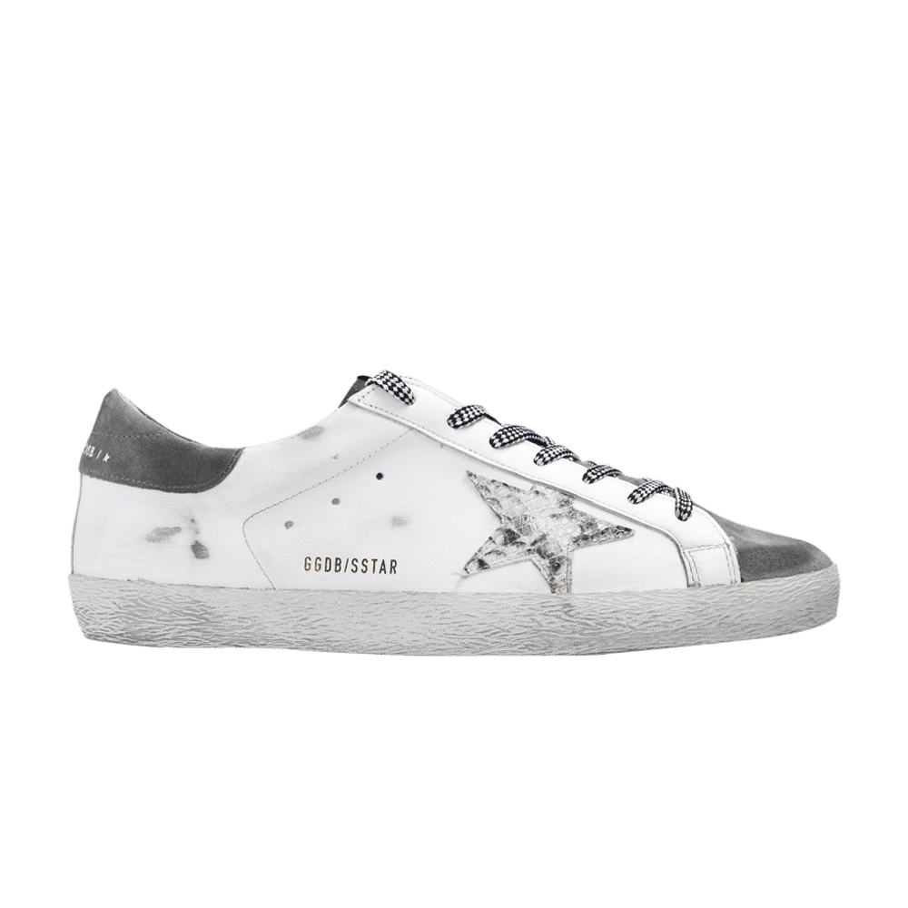 Golden Goose Superstar 'White Grey Python'