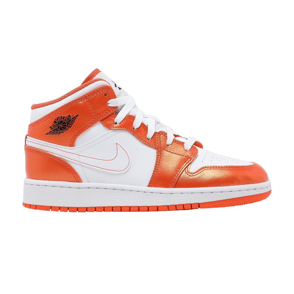 Air Jordan 1 Mid SE GS 'Electro Orange' - DM4228-800
