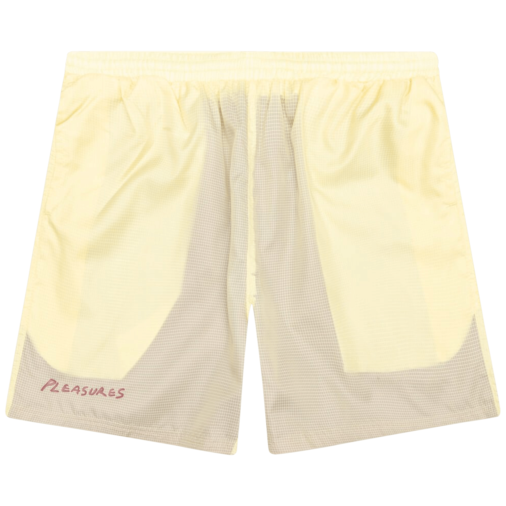 Pleasures VCR Active Shorts 'Cream'