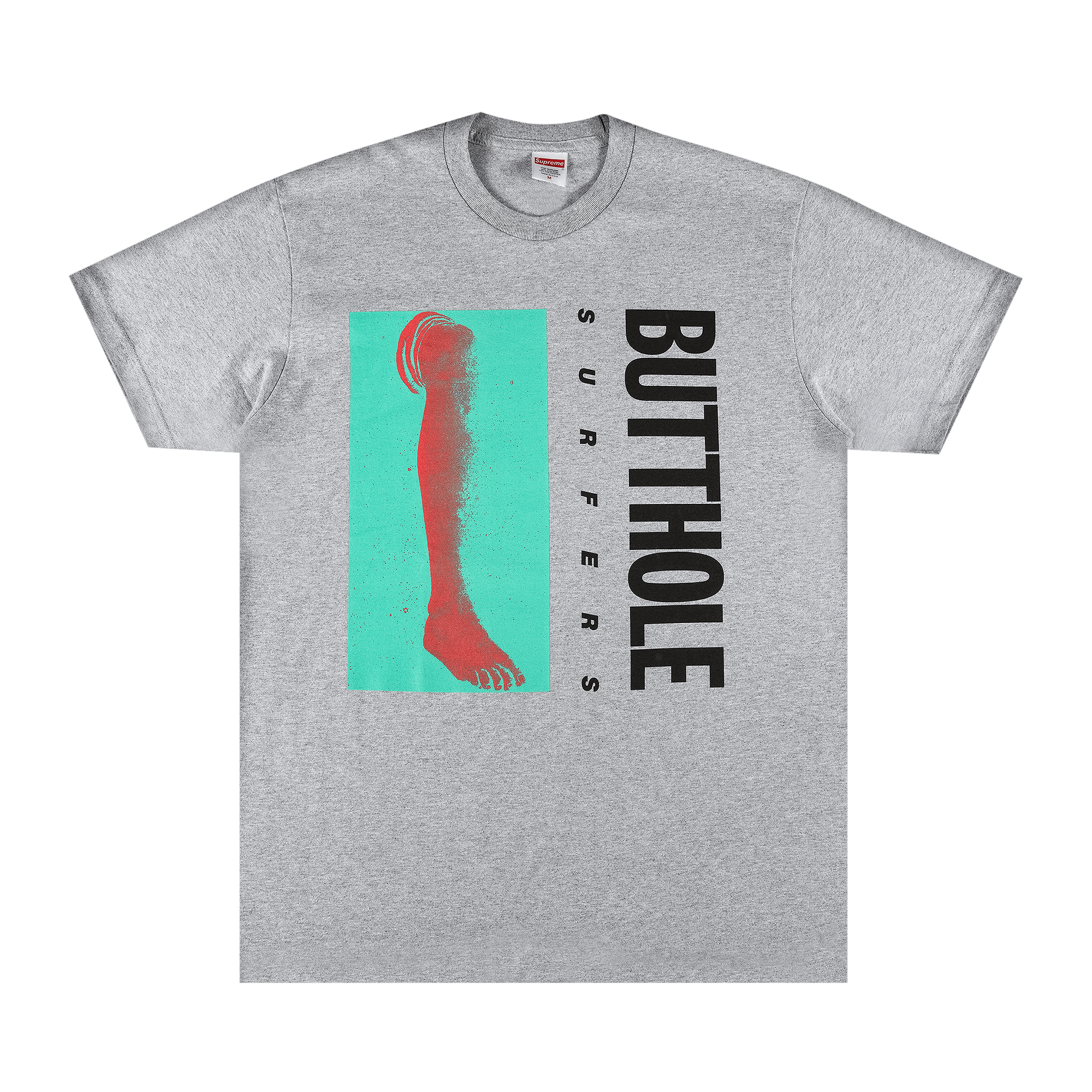 Supreme x Butthole Surfers Leg Tee 'Heather Grey'