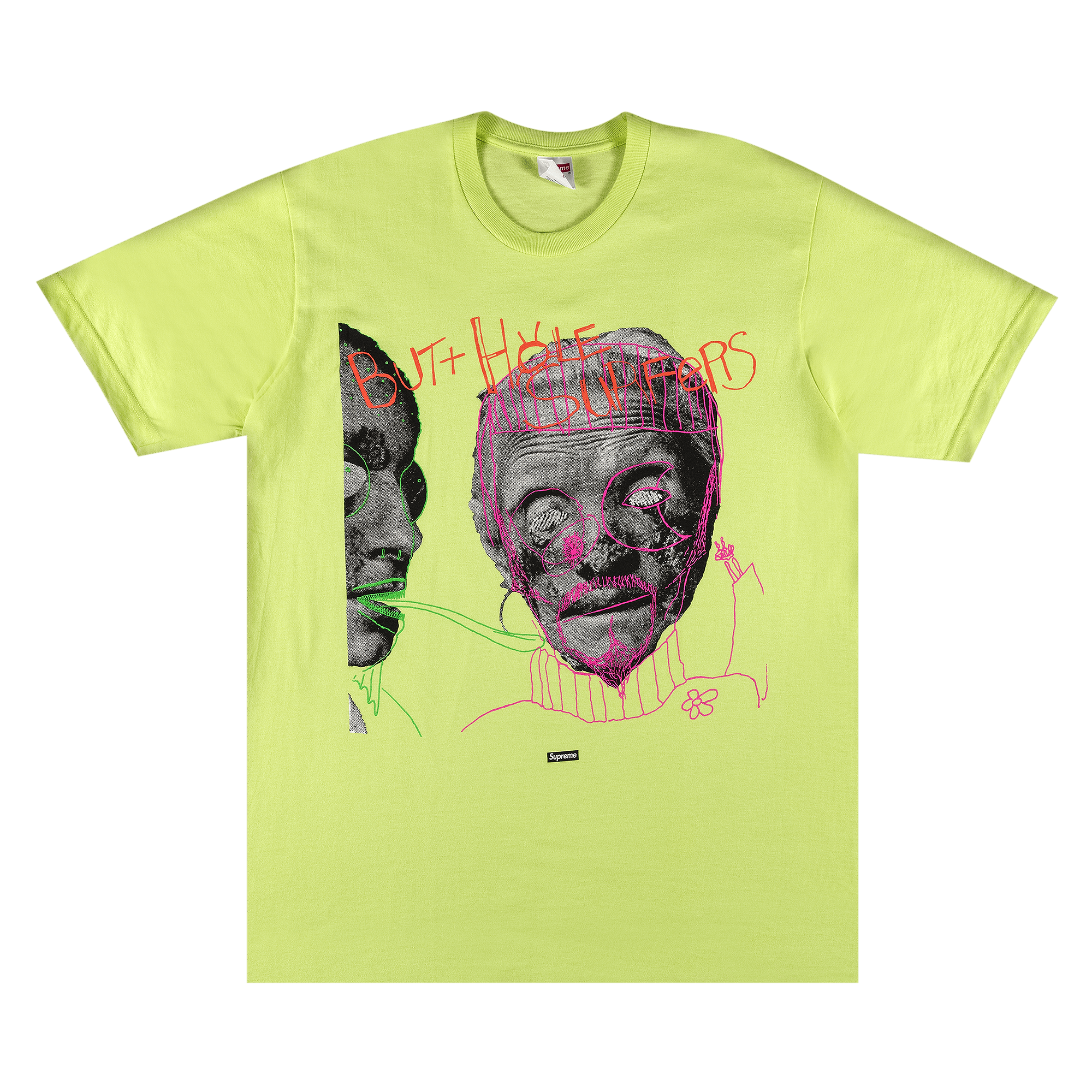 Supreme x Butthole Surfers Psychic Tee 'Neon Green'