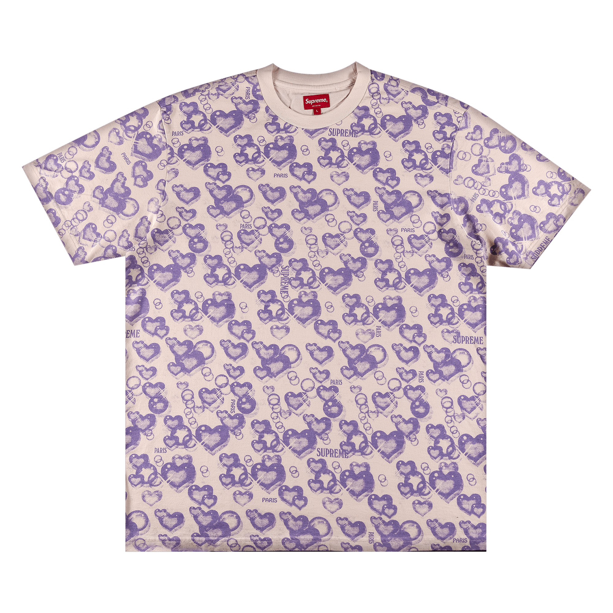 Supreme Hearts Short-Sleeve Top 'Light Pink'