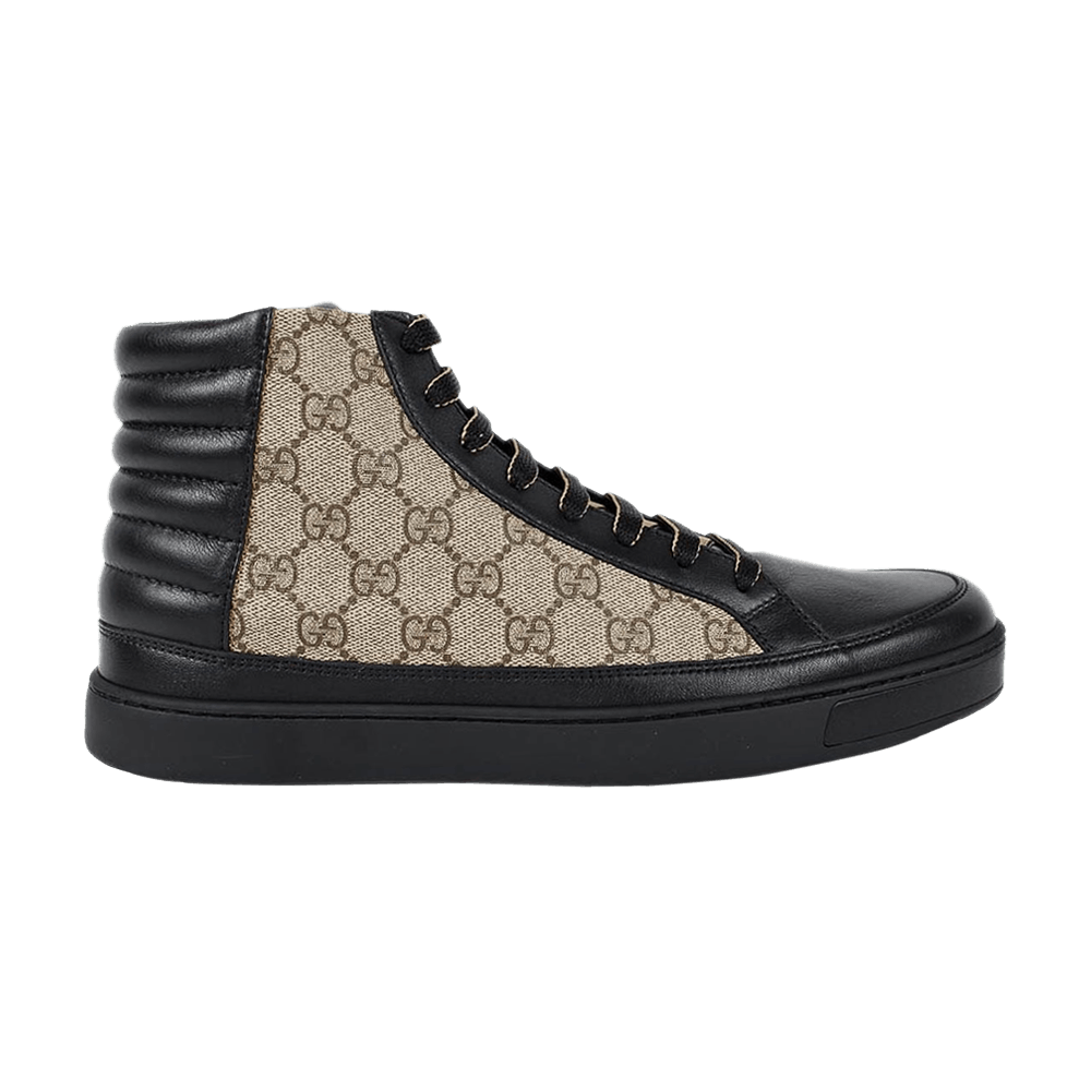 Gucci GG Supreme High 'Black Tan'
