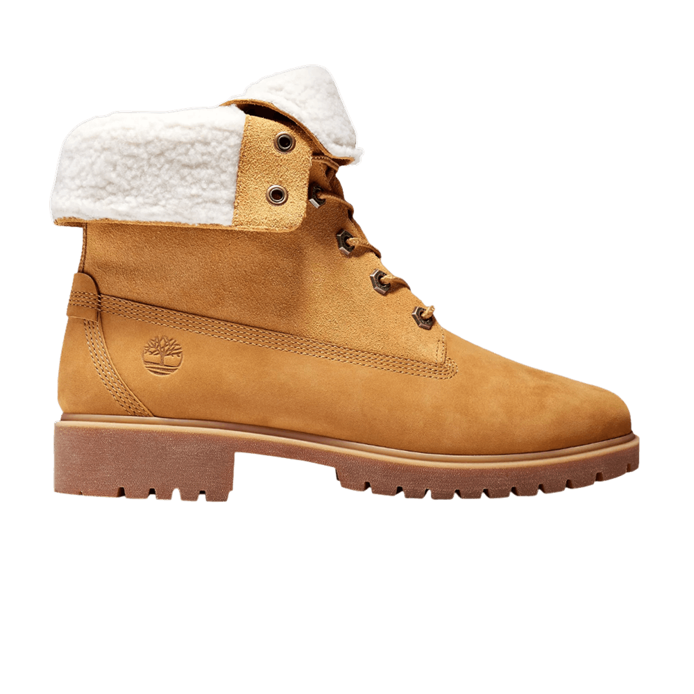 Timberland Wmns Jayne Waterproof Fleece Fold-Down Boot 'Wheat'