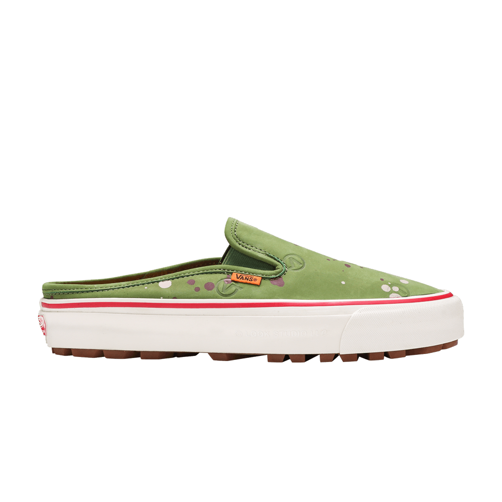 VANS LQQK STUDIOS X OG MULE LX 'CIRCLE V - SPLATTER GREEN'