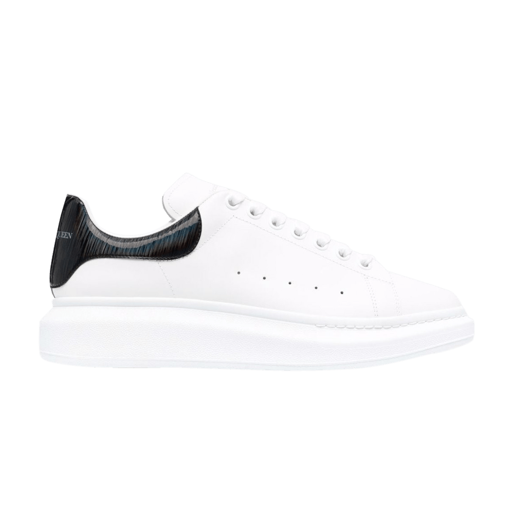 Alexander McQueen Oversized Sneaker 'White Black Iridescent'