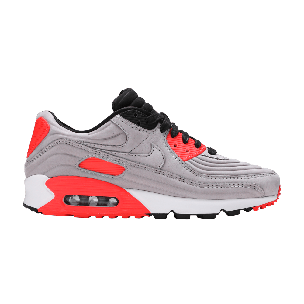 NIKE AIR MAX 90 QS LUX 'NIGHT SILVER CRIMSON'