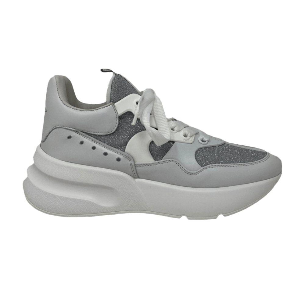 Alexander McQueen Oversized Runner 'White Silver'