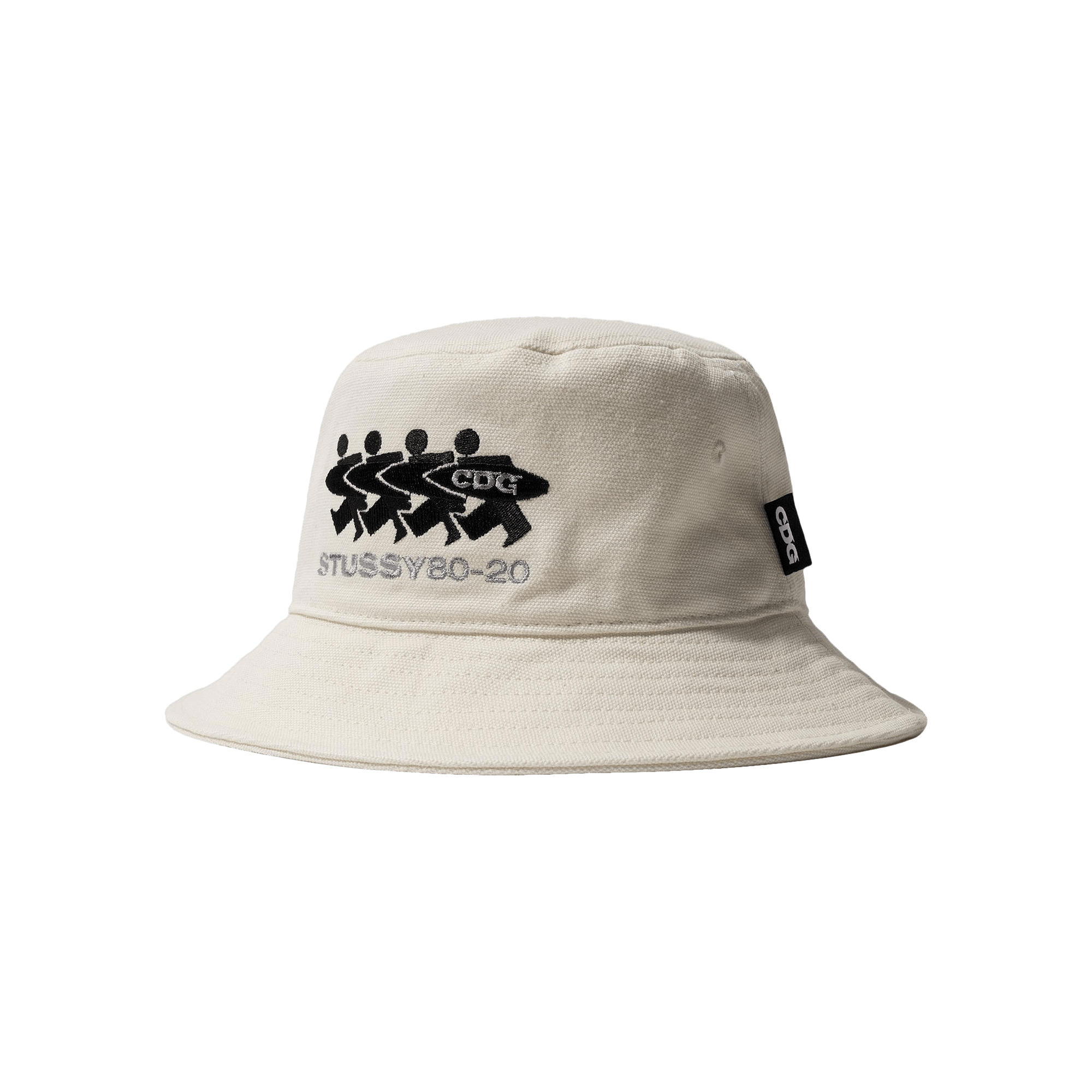 Stussy x Comme des Garçons Canvas Bucket Hat 'Natural'