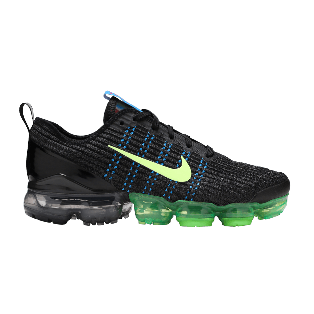 Nike Air VaporMax Flyknit 3 GS 'Black Ghost Green'