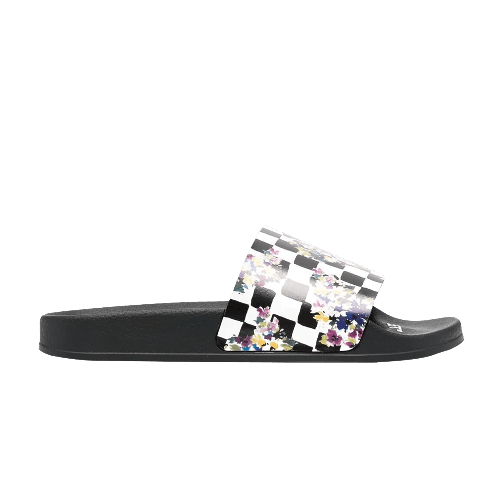 Off-White Sliders 'Floral Checkerboard'