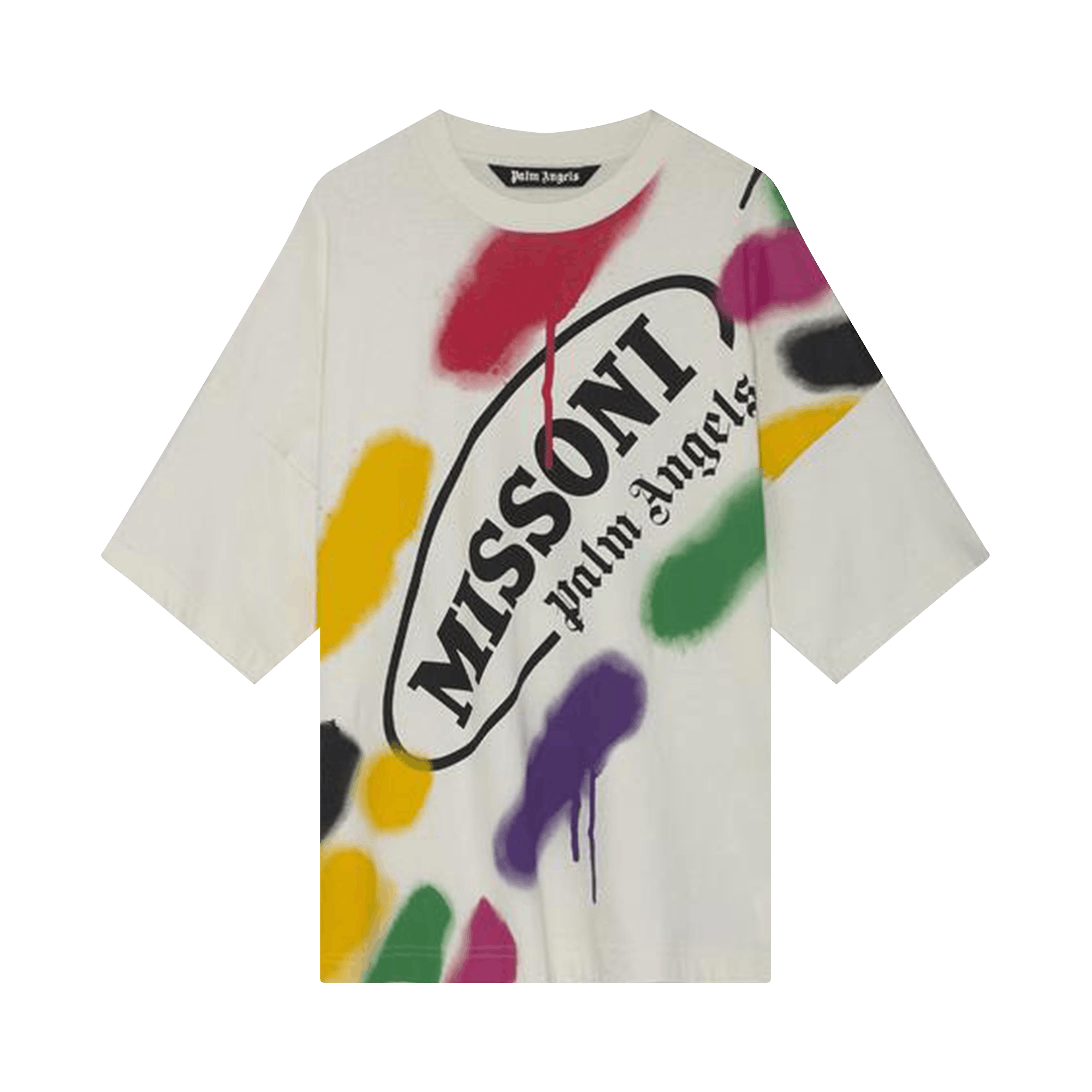 Palm Angels x Missoni Sport Loose Tee 'Off White/Black'