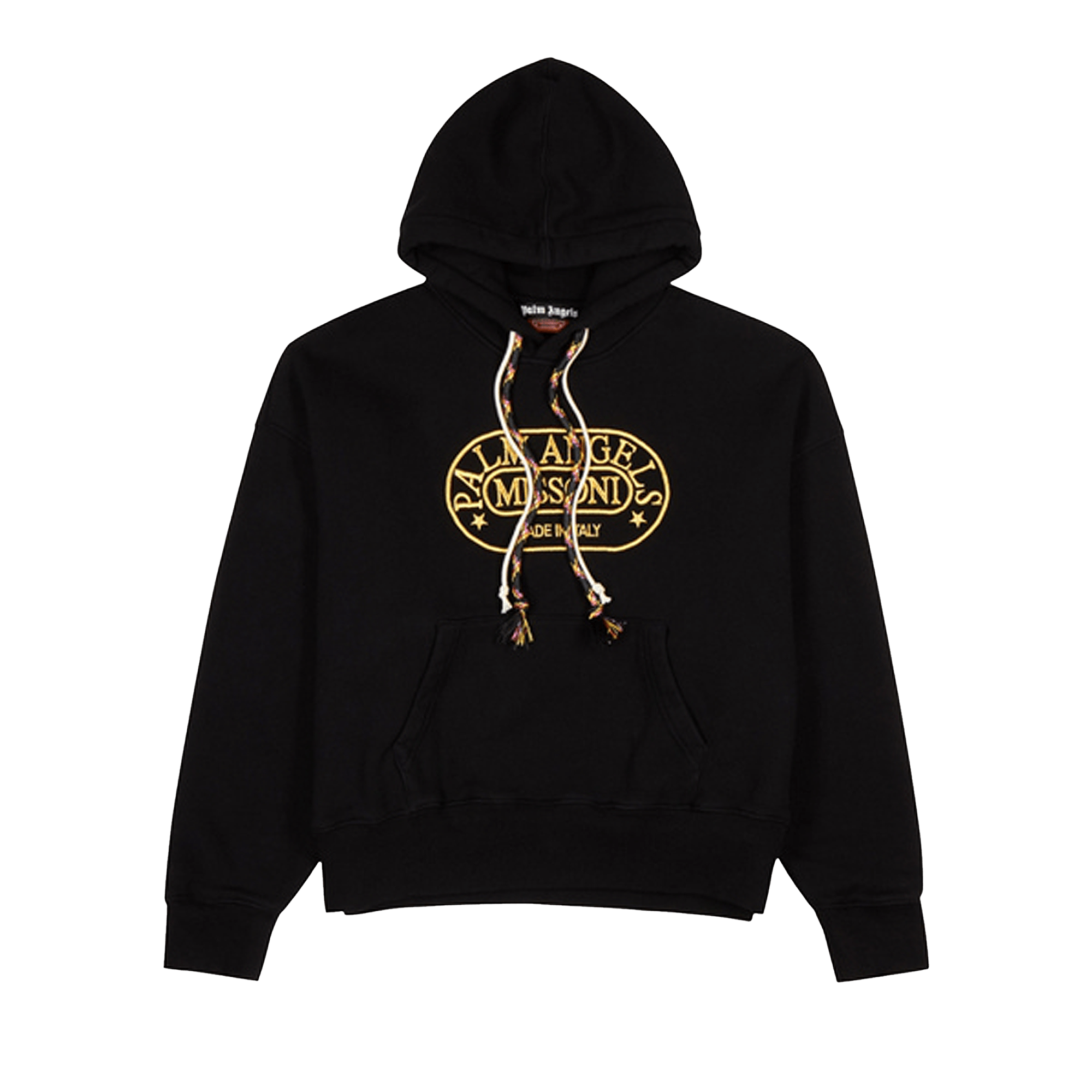 Palm Angels x Missoni Heritage Hoodie 'Black/Yellow'