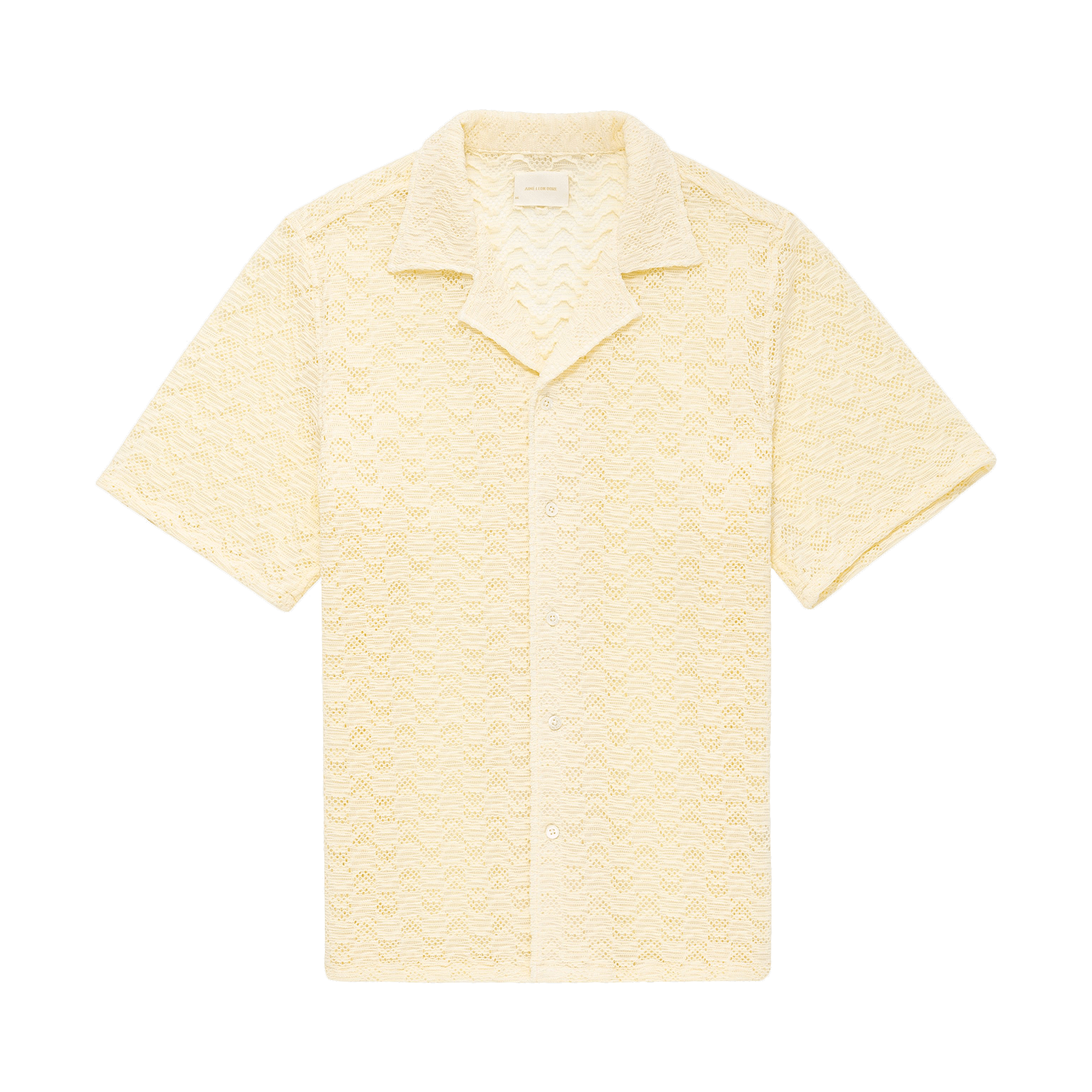 Pre-owned Aimé Leon Dore Rico Shirt 'afterglow' In Cream