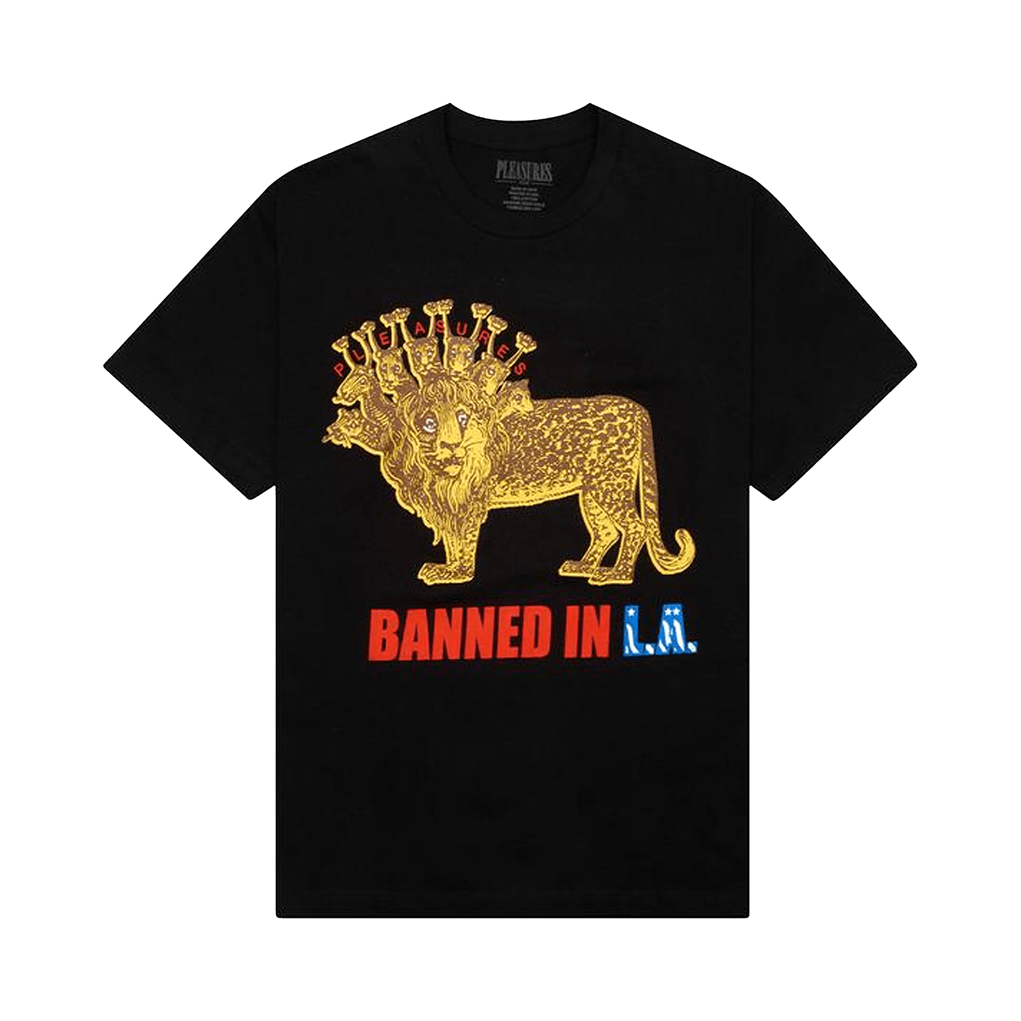 Pleasures Banned T-Shirt 'Black'