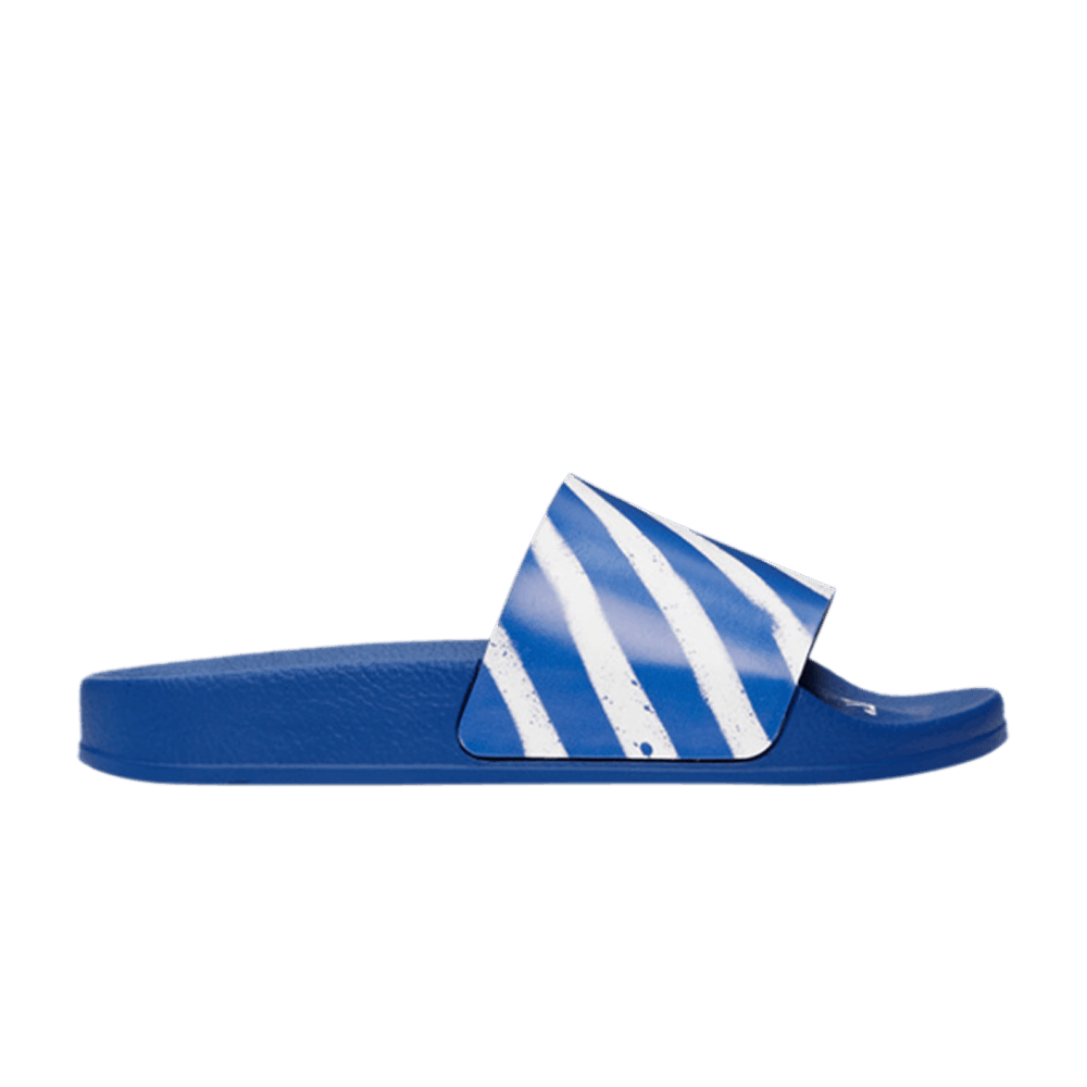 Off-White Industrial Sliders 'Diagonal Stripe - Blue'
