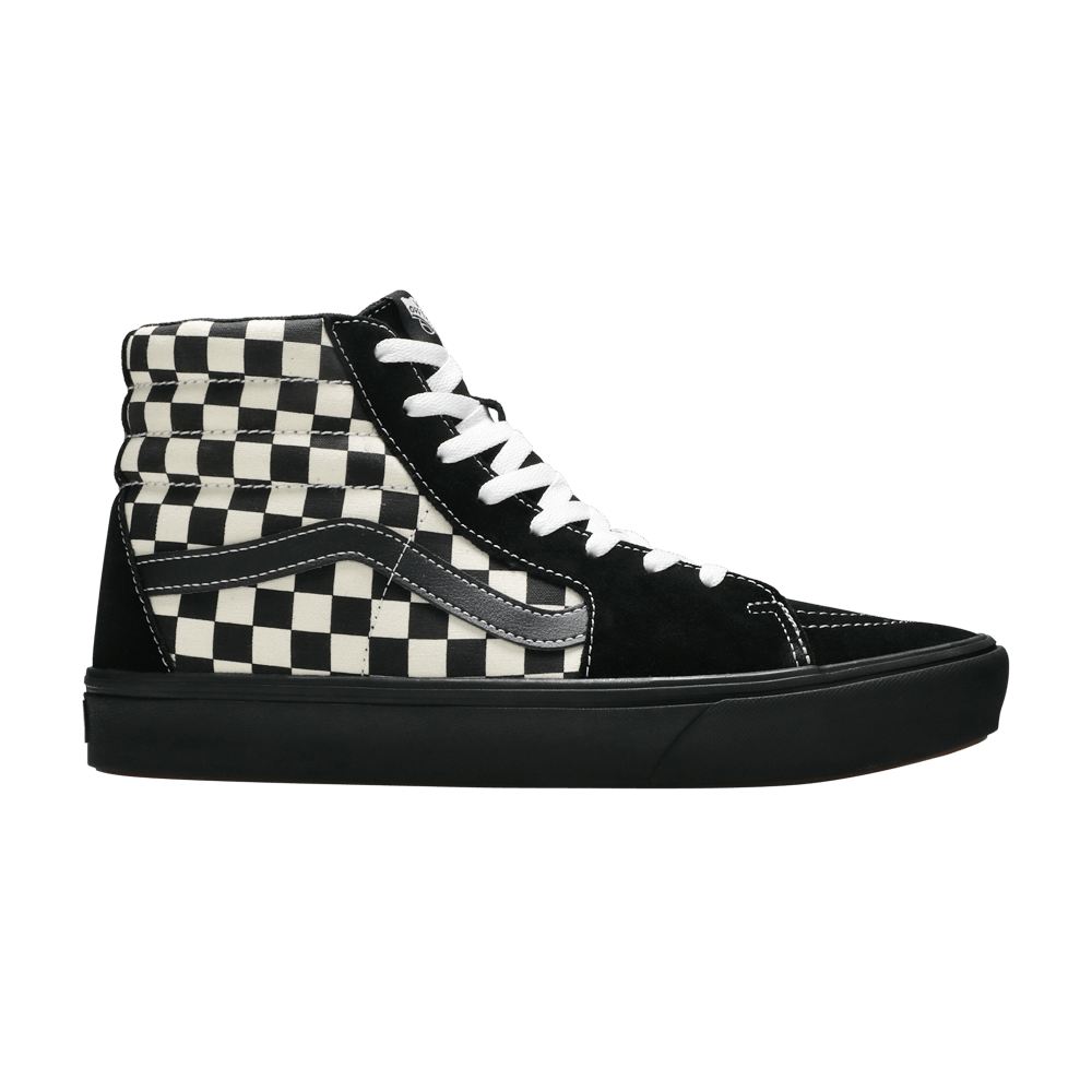 VANS SK8-HI COMFYCUSH 'MIXED MEDIA - BLACK CHECKER'