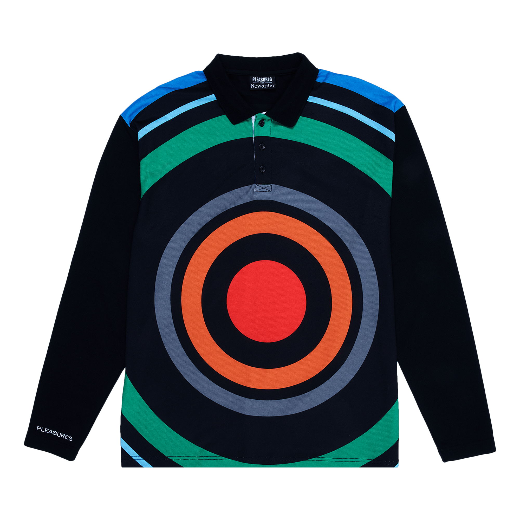 Pleasures Blue Monday Polo Shirt 'Black'