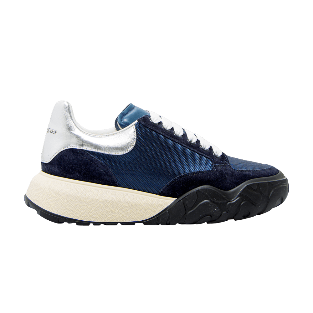 Alexander McQueen Court Trainer 'Navy Silver'