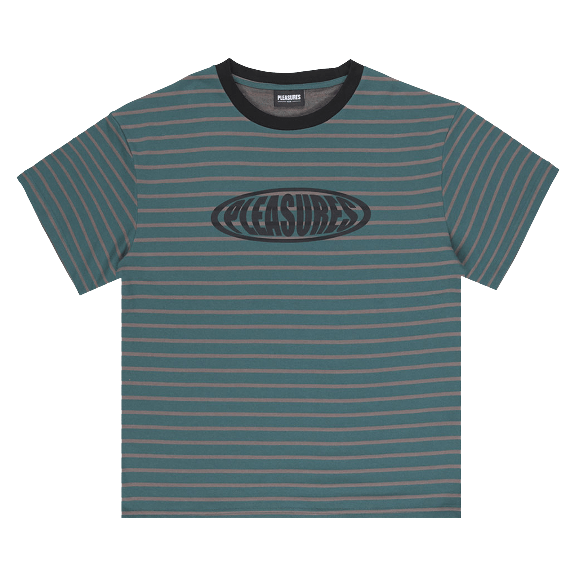 Pleasures Sports Striped Shirt 'Green'