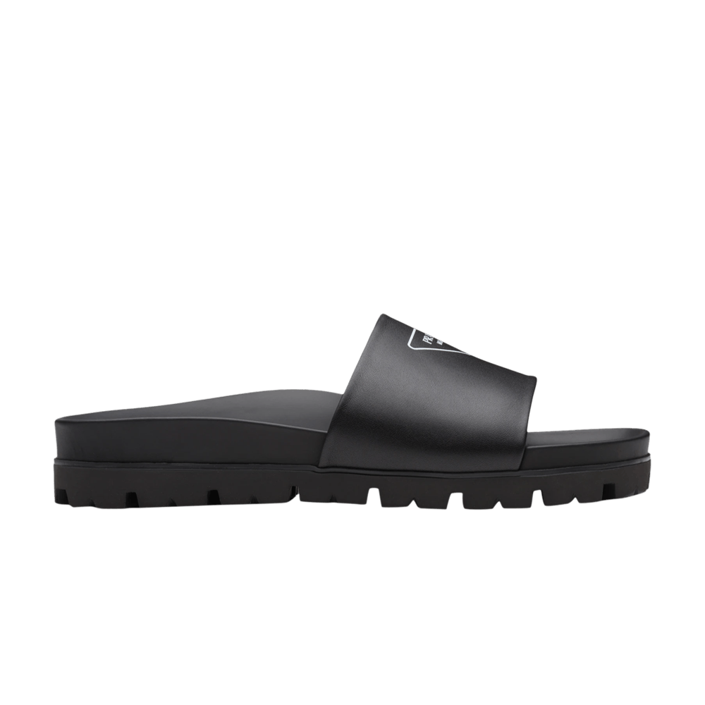 Prada Leather Sandal 'Black'