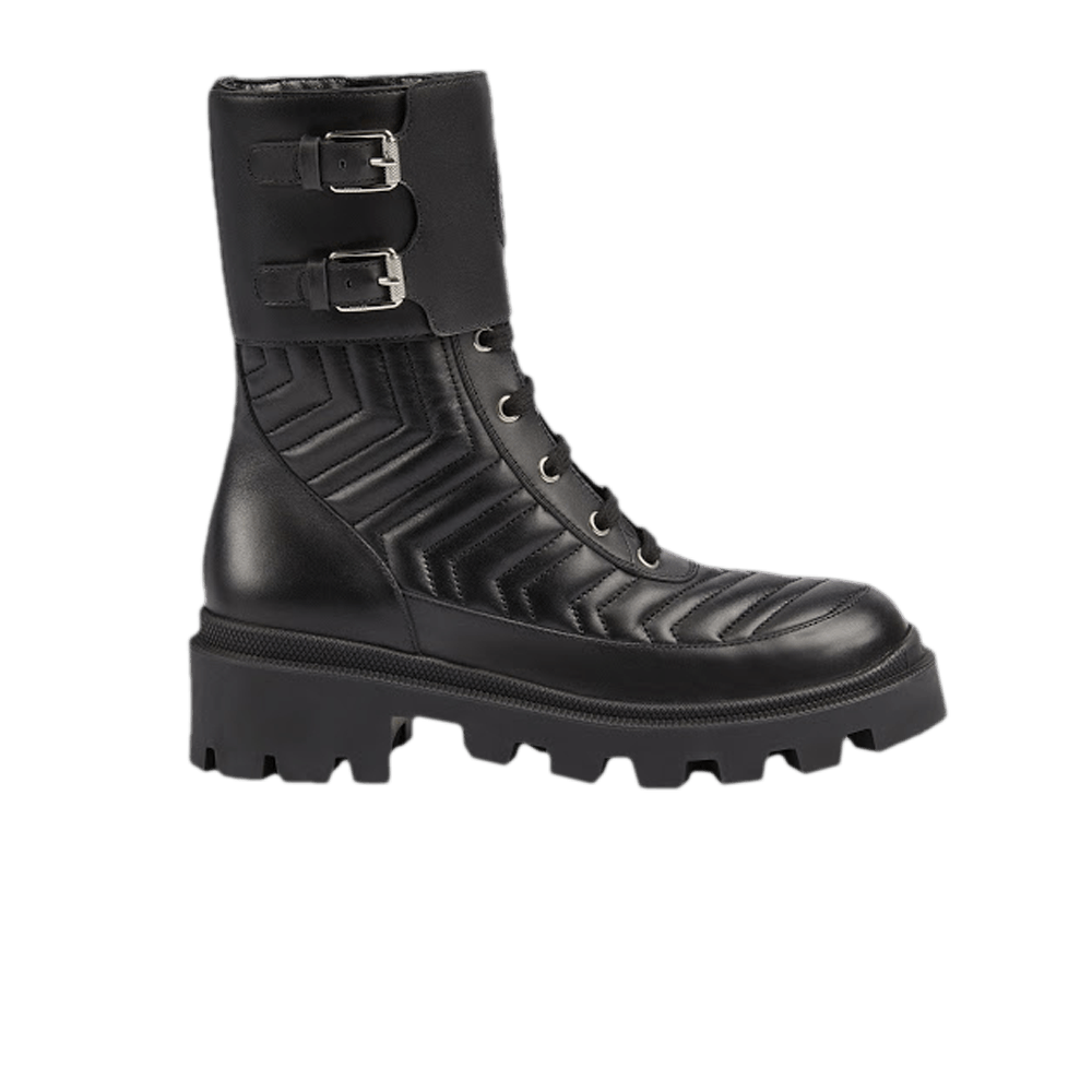 Gucci Wmns Leather Ankle Boot 'Interlocking G'