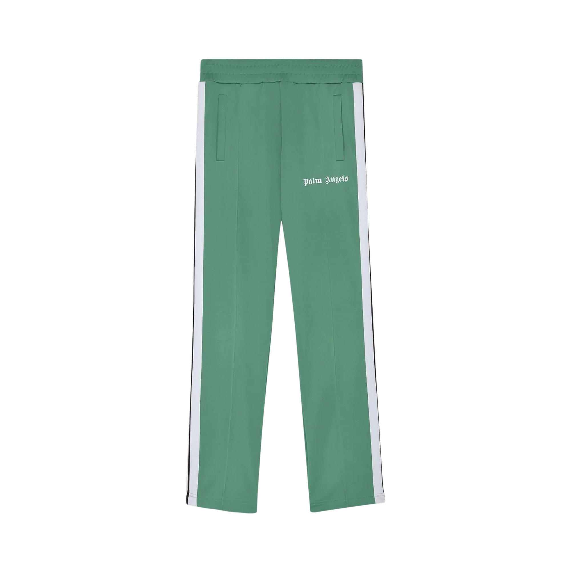 Palm Angels Classic Track Pants 'Green/White'