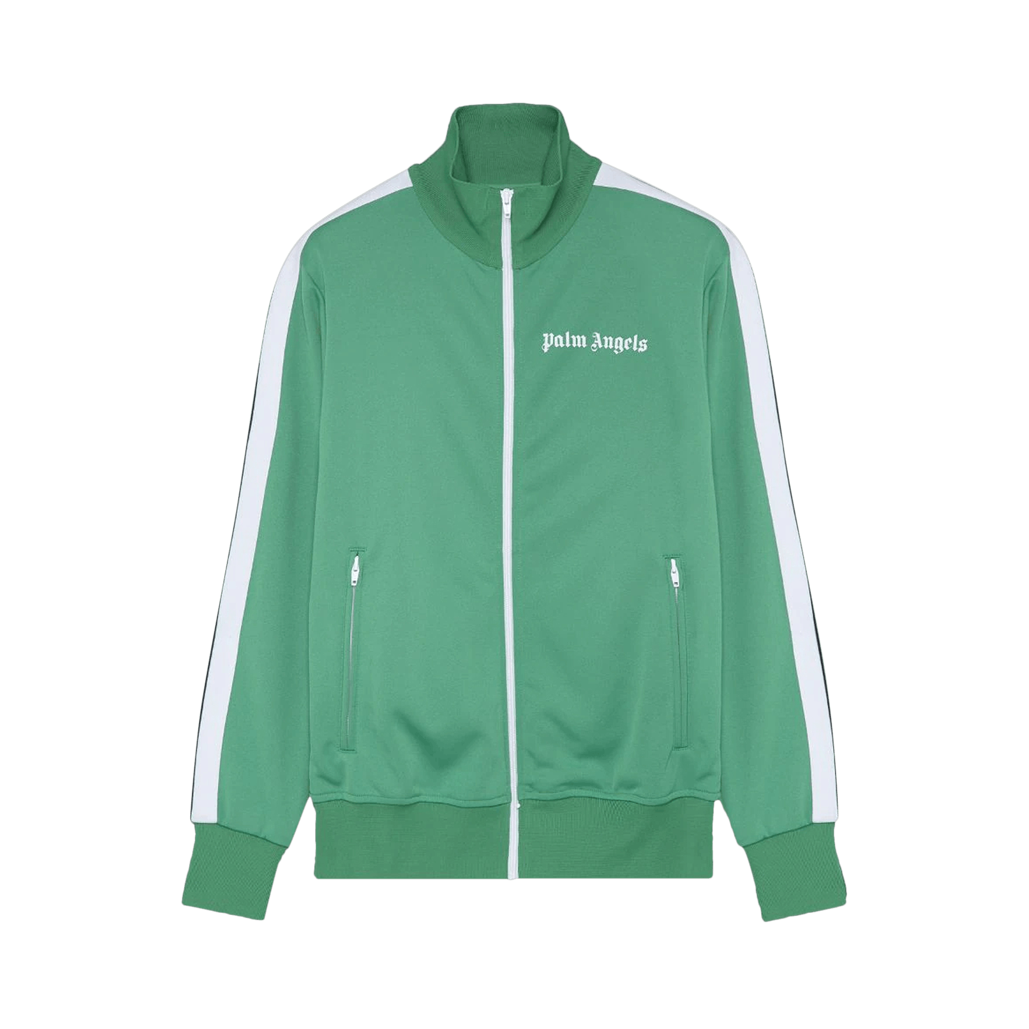 Palm Angels Classic Track Jacket 'Green/White'