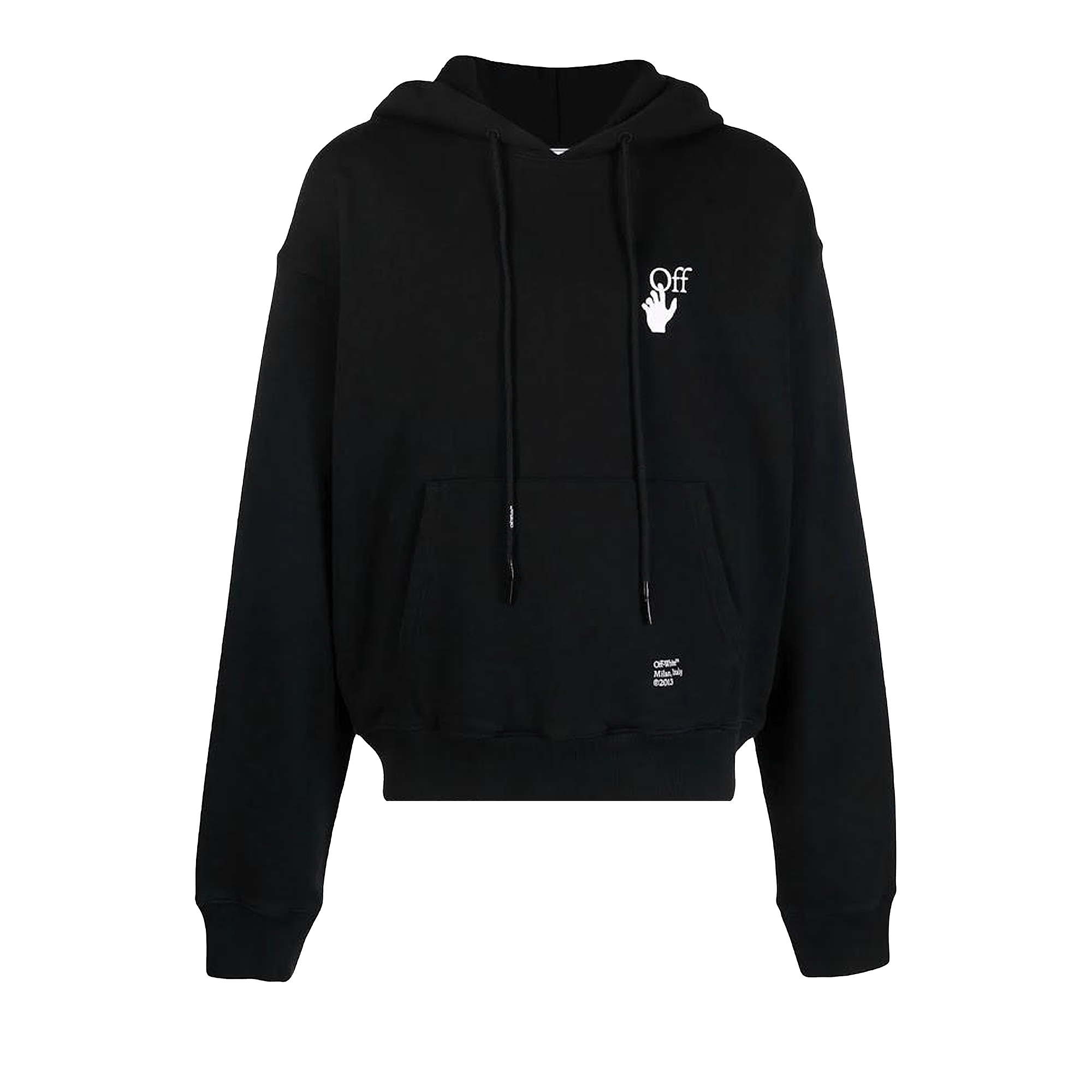 Off-White Caravaggio Arrow Over Hoodie 'Black/White'
