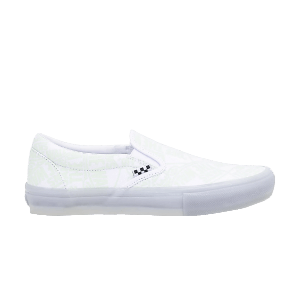 Zumiez x Vans Skate Slip-On 'Glow In The Dark Checkerboard'