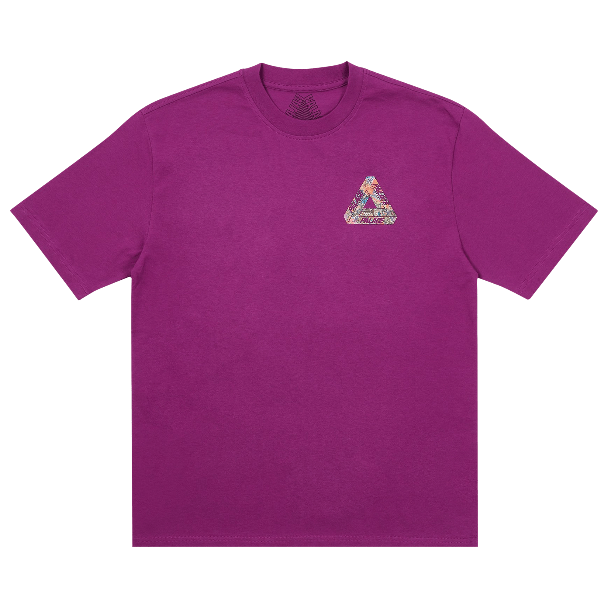 Palace Tri-Sticker Pack T-Shirt 'Plum'