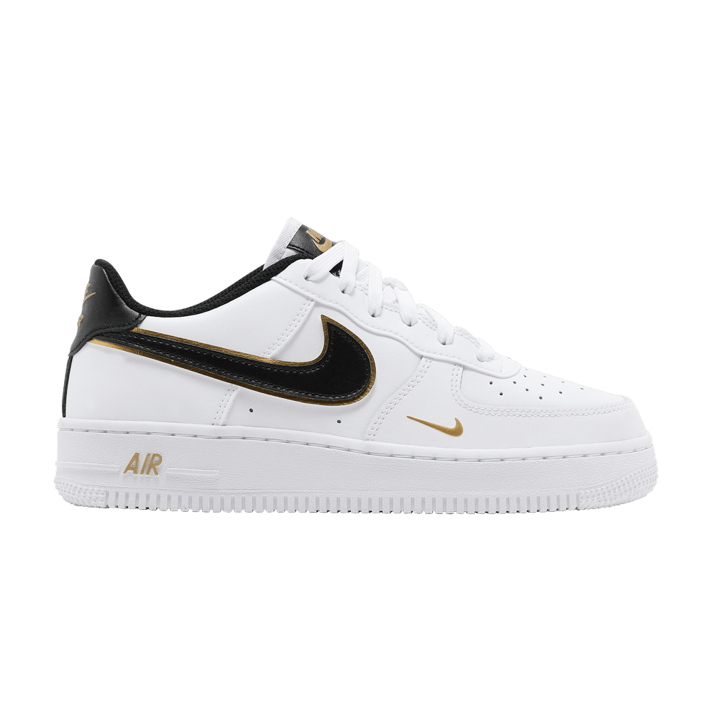 Nike Air Force 1 LV8 GS 'White Metallic Gold'