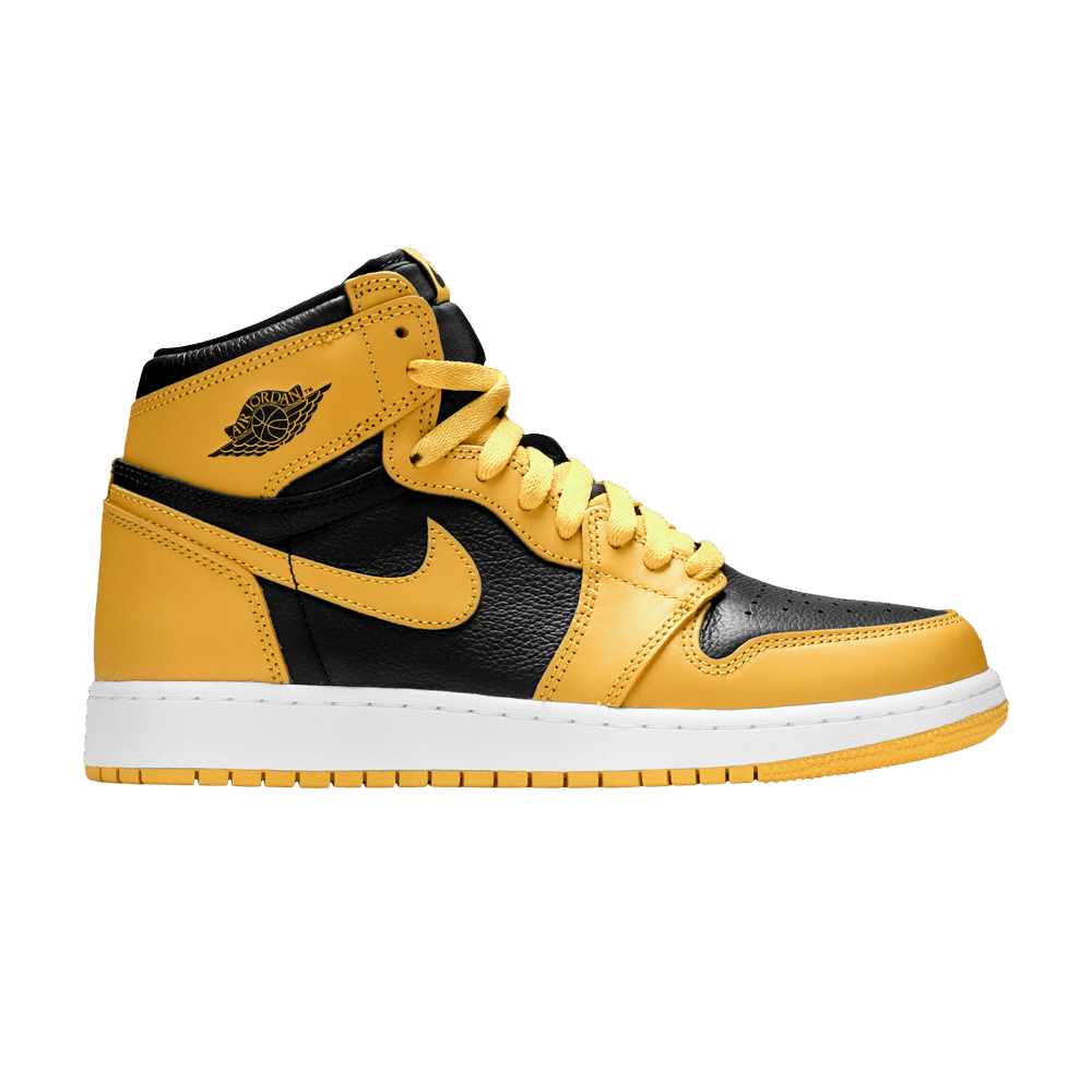 Pre-owned Air Jordan 1 Retro High Og Gs 'pollen' In Yellow