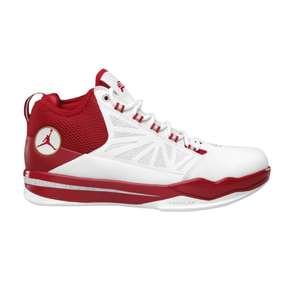Jordan CP3.IV ホワイト/グレー/レッド Jordan CP3.IV ホワイト/グレー/レッド - メルカリ