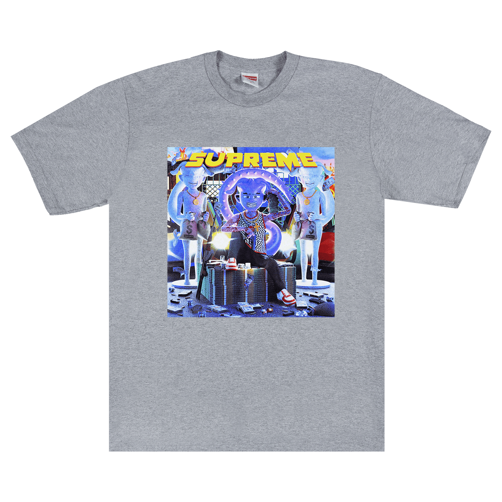 Supreme Richest Tee 'Heather Grey'
